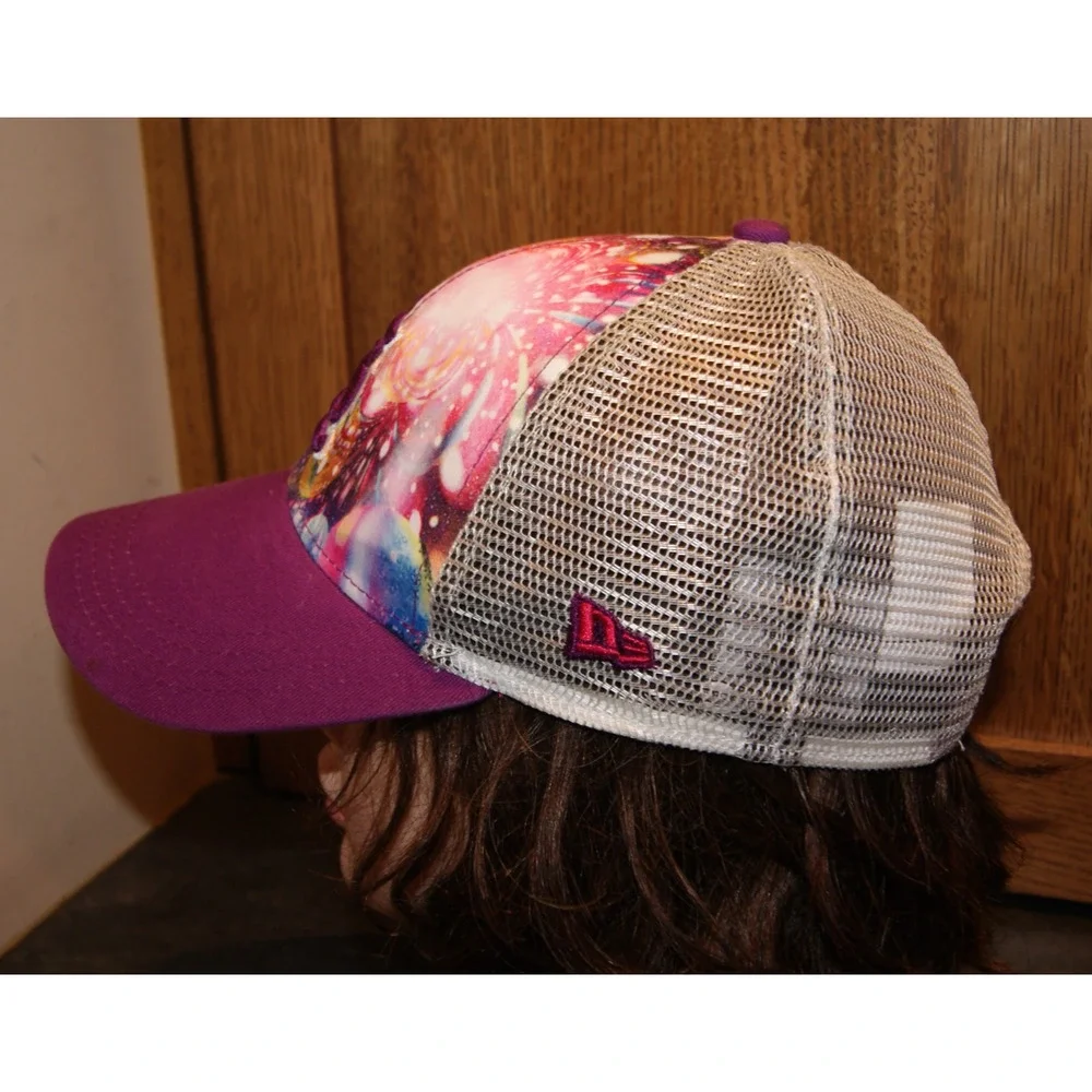 St Louis Cardinals Youth Girls Purple Colorful Swirls Trucker Snapback Hat Cap